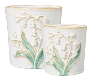 Olivia Pot Embossed